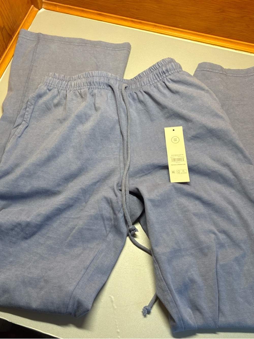 No Boundaries Light Blue Drawstring Leggings